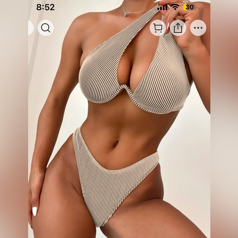 Asymmetrical Push-up Bikini NWT